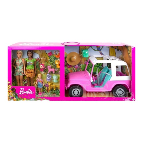 2 Barbie Replacement Dolls for Barbie 2021 Wildlife Adventure Gift Set - Picture 8 of 8